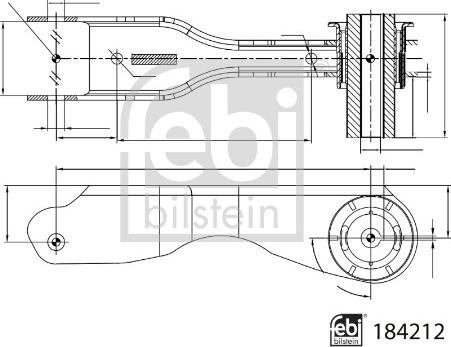 Febi Bilstein 184212 - Rame, Nezavisna poluga za ovjes kotača www.molydon.hr