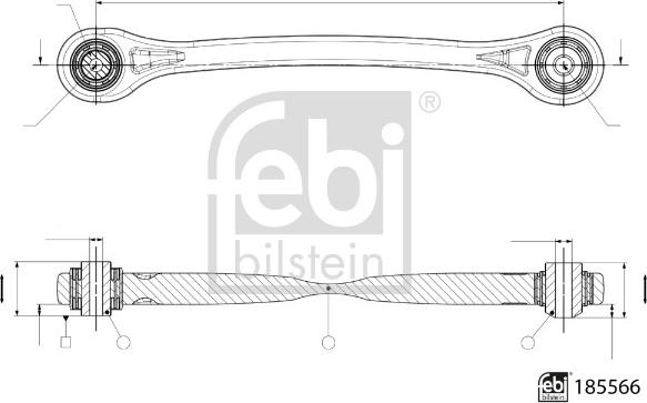 Febi Bilstein 185566 - Rame, Nezavisna poluga za ovjes kotača www.molydon.hr