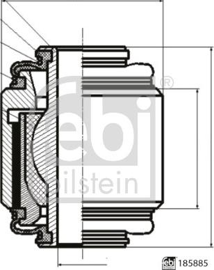 Febi Bilstein 185885 - Gornja/donja kugla www.molydon.hr