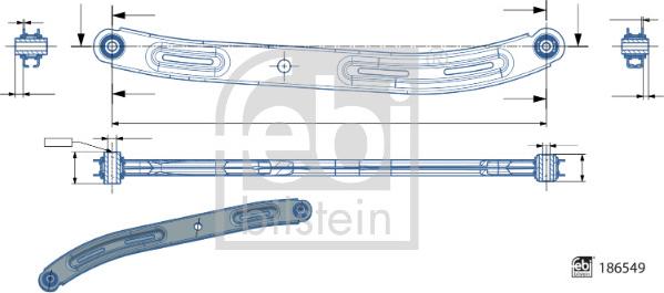 Febi Bilstein 186549 - Rame, Nezavisna poluga za ovjes kotača www.molydon.hr