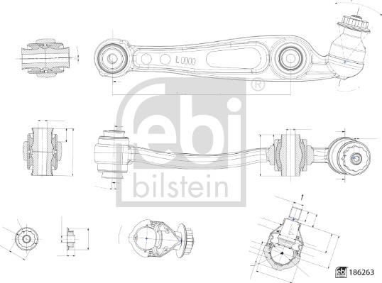 Febi Bilstein 186263 - Rame, Nezavisna poluga za ovjes kotača www.molydon.hr