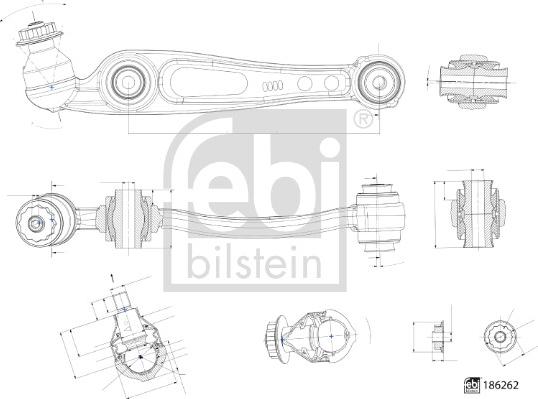 Febi Bilstein 186262 - Rame, Nezavisna poluga za ovjes kotača www.molydon.hr