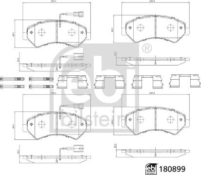 Febi Bilstein 180899 - Komplet Pločica, disk-kočnica www.molydon.hr