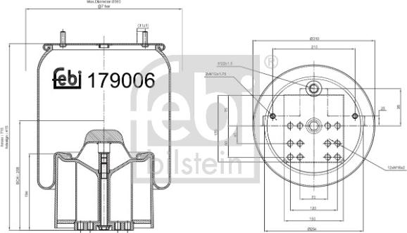 Febi Bilstein 179006 - Meh, pneumatski Ovjes www.molydon.hr