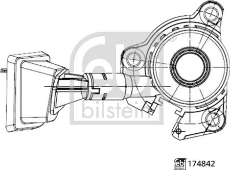 Febi Bilstein 174842 - Pomoćni cilindar, kvačilo www.molydon.hr