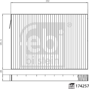 Febi Bilstein 174257 - Filter kabine www.molydon.hr