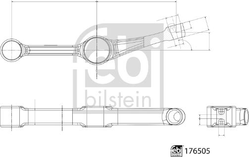 Febi Bilstein 176505 - Rame, Nezavisna poluga za ovjes kotača www.molydon.hr