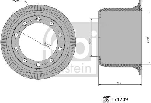 Febi Bilstein 171709 - Bubanj kočnica www.molydon.hr