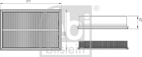 Febi Bilstein 172471 - Filter za zrak www.molydon.hr