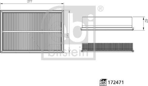 Febi Bilstein 172471 - Filter za zrak www.molydon.hr