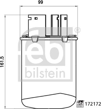 Febi Bilstein 172172 - Filter za gorivo www.molydon.hr