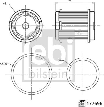 Febi Bilstein 177696 - Hidraulicni filter, automatski mjenjač www.molydon.hr