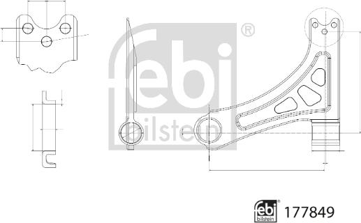 Febi Bilstein 177849 - Rame, Nezavisna poluga za ovjes kotača www.molydon.hr