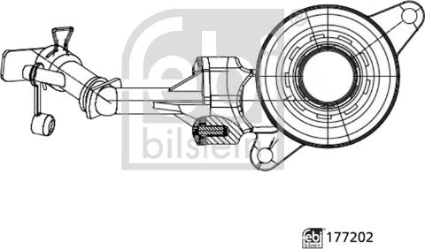 Febi Bilstein 177202 - Pomoćni cilindar, kvačilo www.molydon.hr