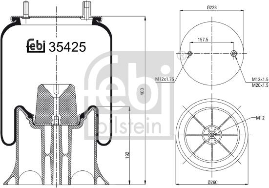 Febi Bilstein 39425 - Meh, pneumatski Ovjes www.molydon.hr