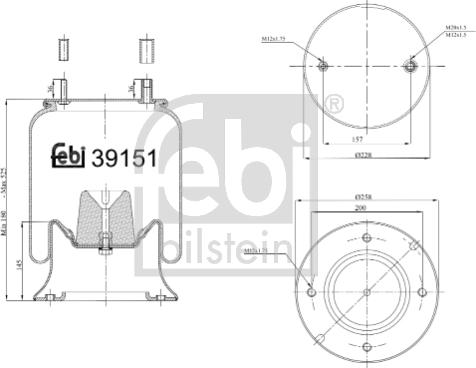 Febi Bilstein 39151 - Meh, pneumatski Ovjes www.molydon.hr