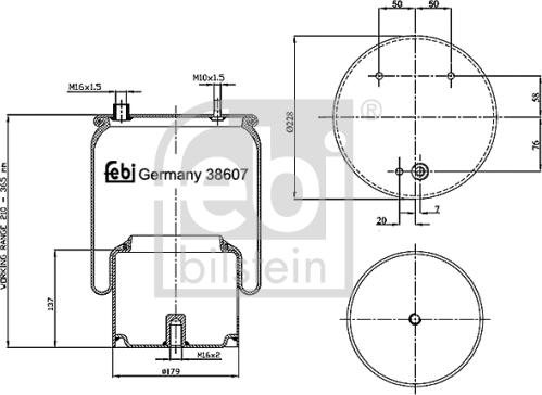 Febi Bilstein 38607 - Meh, pneumatski Ovjes www.molydon.hr