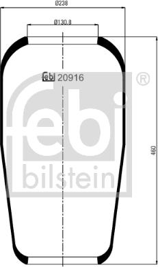 Febi Bilstein 20916 - Meh, pneumatski Ovjes www.molydon.hr