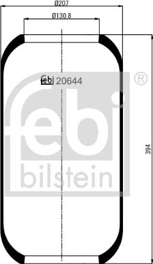 Febi Bilstein 20644 - Meh, pneumatski Ovjes www.molydon.hr