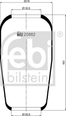 Febi Bilstein 20882 - Meh, pneumatski Ovjes www.molydon.hr