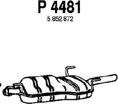 Fenno P4481 - Zadnji Ispušni lonac www.molydon.hr