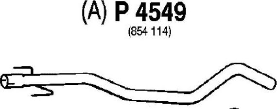 Fenno P4549 - Ispušna cijev www.molydon.hr