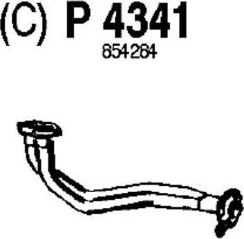 Fenno P4341 - Ispušna cijev www.molydon.hr