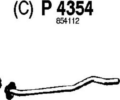 Fenno P4354 - Ispušna cijev www.molydon.hr