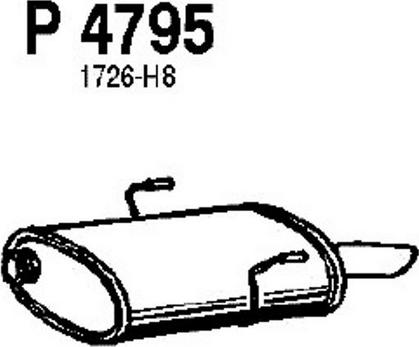 Fenno P4795 - Zadnji Ispušni lonac www.molydon.hr