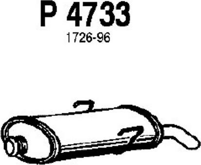 Fenno P4733 - Zadnji Ispušni lonac www.molydon.hr