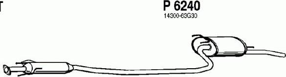 Fenno P6240 - Zadnji Ispušni lonac www.molydon.hr