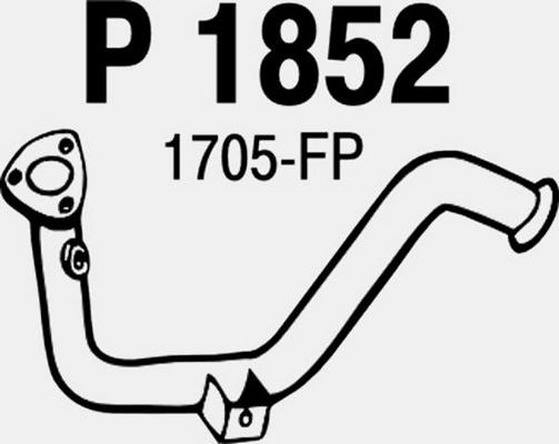 Fenno P1852 - Ispušna cijev www.molydon.hr