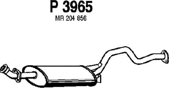 Fenno P3965 - Zadnji Ispušni lonac www.molydon.hr