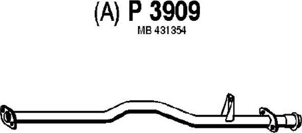 Fenno P3909 - Ispušna cijev www.molydon.hr