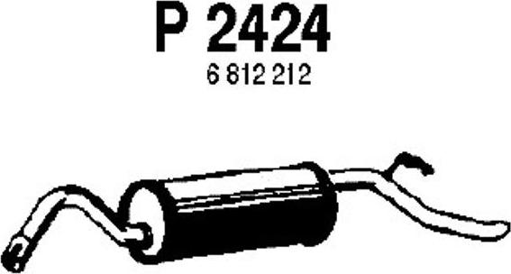 Fenno P2424 - Zadnji Ispušni lonac www.molydon.hr