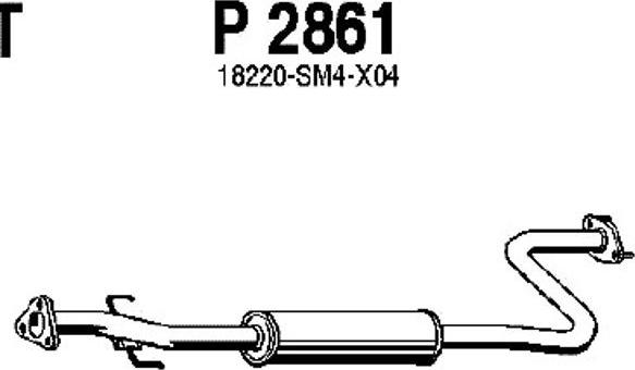 Fenno P2861 - Srednji Ispušni lonac www.molydon.hr