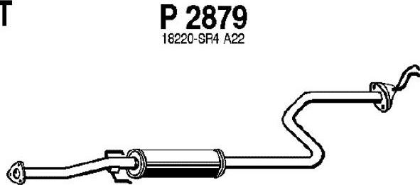 Fenno P2879 - Zadnji Ispušni lonac www.molydon.hr