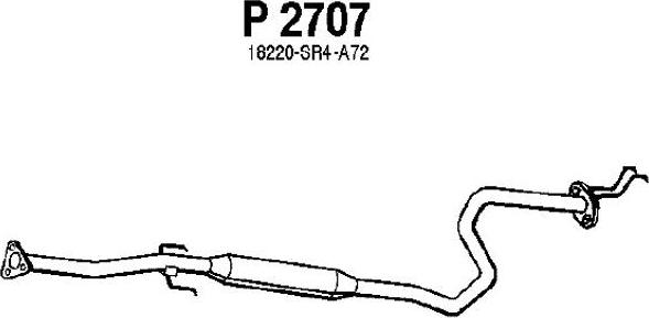 Fenno P2707 - Srednji Ispušni lonac www.molydon.hr