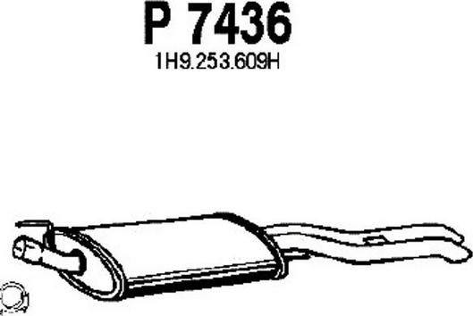 Fenno P7436 - Zadnji Ispušni lonac www.molydon.hr