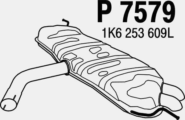 Fenno P7579 - Zadnji Ispušni lonac www.molydon.hr