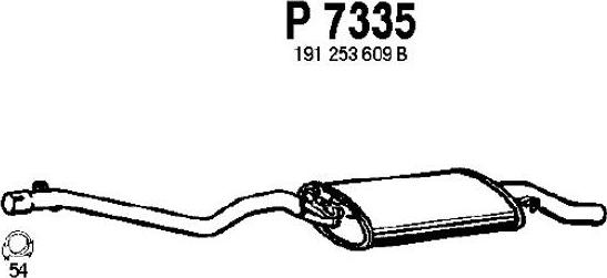 Fenno P7335 - Zadnji Ispušni lonac www.molydon.hr