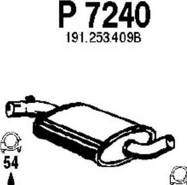 Fenno P7240 - Srednji Ispušni lonac www.molydon.hr