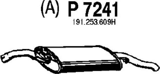 Fenno P7241 - Zadnji Ispušni lonac www.molydon.hr