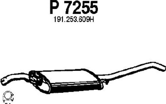 Fenno P7255 - Zadnji Ispušni lonac www.molydon.hr