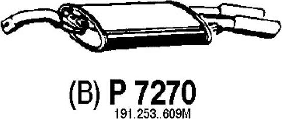 Fenno P7270 - Zadnji Ispušni lonac www.molydon.hr