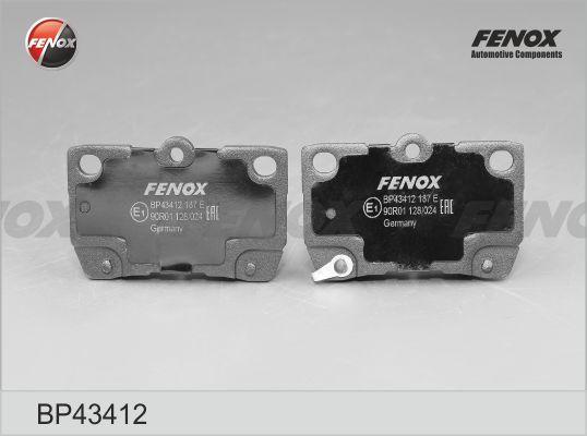 Fenox BP43412 - Komplet Pločica, disk-kočnica www.molydon.hr