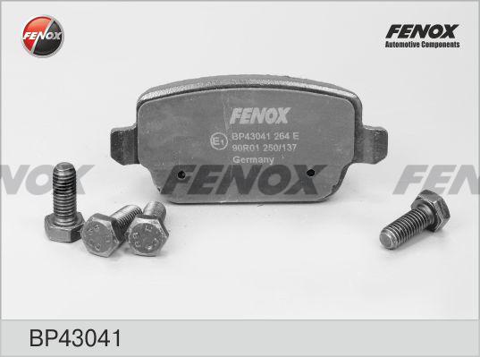 Fenox BP43041 - Komplet Pločica, disk-kočnica www.molydon.hr