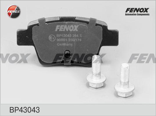 Fenox BP43043 - Komplet Pločica, disk-kočnica www.molydon.hr