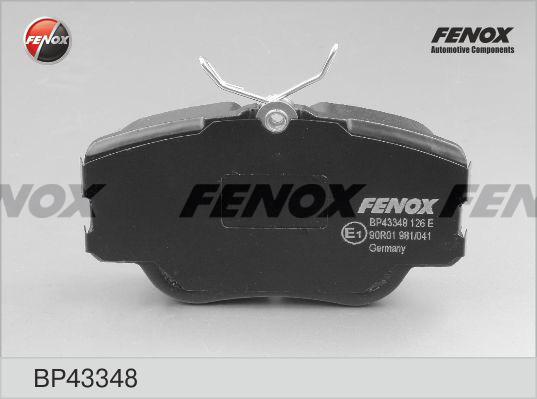 Fenox BP43348 - Komplet Pločica, disk-kočnica www.molydon.hr