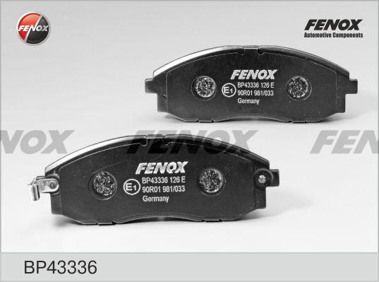 Fenox BP43336 - Komplet Pločica, disk-kočnica www.molydon.hr